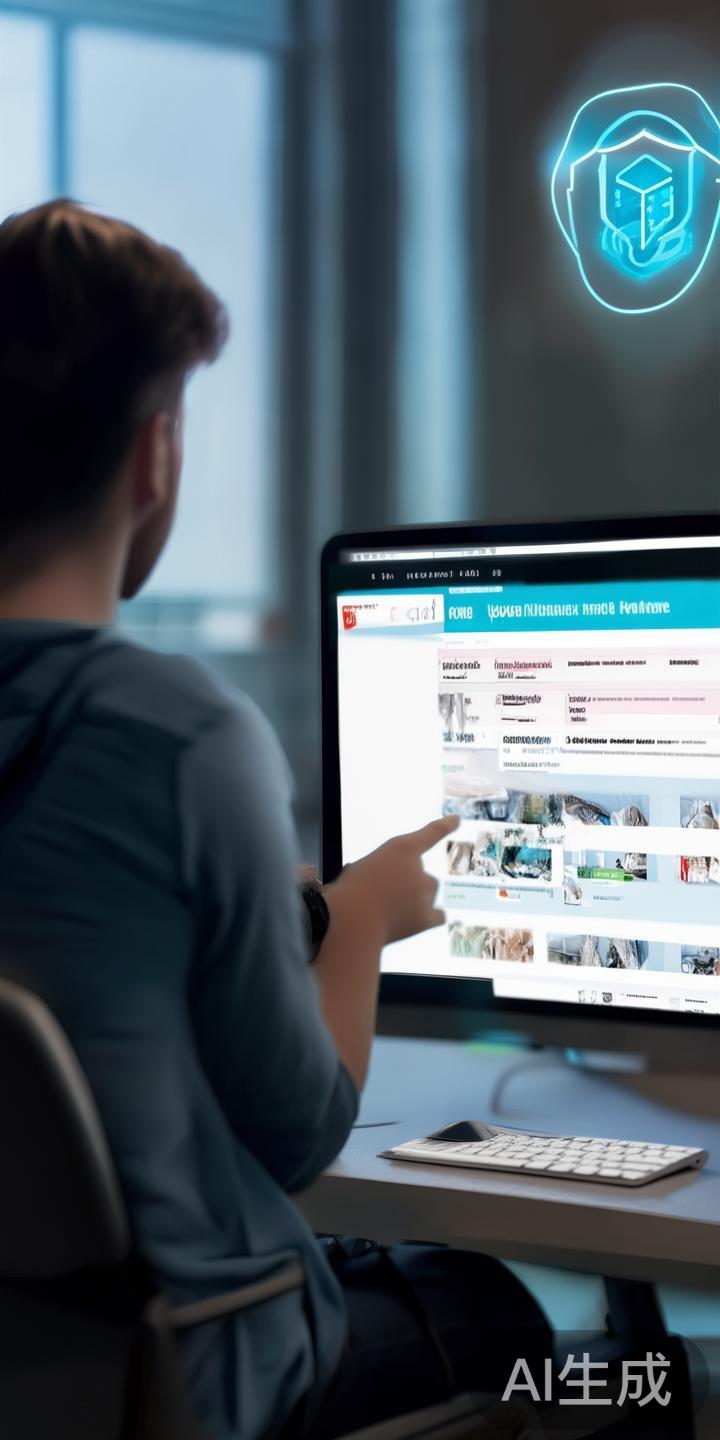 在网络上，有些不法分子会制作仿冒网站，试图通过假冒